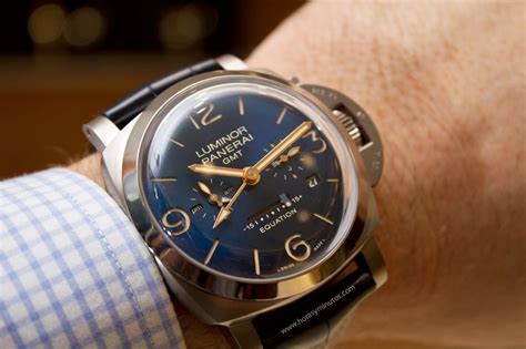 panerai equation of time gold|luminor Panerai gmt 8 days.